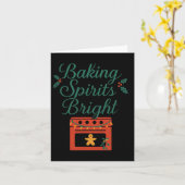 Carte Roi Spirits brillant four de Noël Graphisme (Fleur jaune)