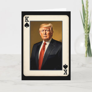 Carte Roi Trump - Présidentiel Donald Trump Unique
