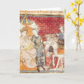Carte Roland offrant l'adieu à Charlemagne (Fleur jaune)