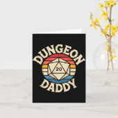 Carte Role Playing Gamer Dad Rpg Master Tabletop Funny R (Fleur jaune)