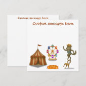 Carte Rolf wolf balancing act (Devant / Derrière)