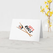 Carte Roll (Fleur jaune)