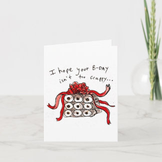 Carte Roll B-Day | Quarantine Birthday Card COVID-19