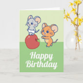 Carte Rollage Anime Tuffy et Jerry Apple (Fleur jaune)