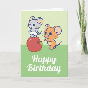 Carte Rollage Anime Tuffy et Jerry Apple