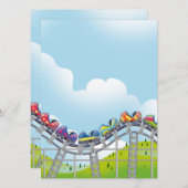 Carte Rollercoaster (Devant / Derrière)