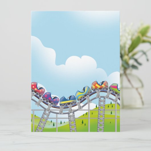 Carte Rollercoaster (Debout devant)