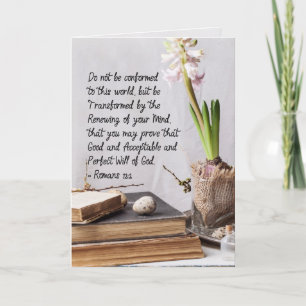 Carte Romains 12:2 Ne pas être Conformé à ce monde