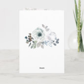 Carte Romains 15:13 Dieu de l'Espoir, Floral (Dos)