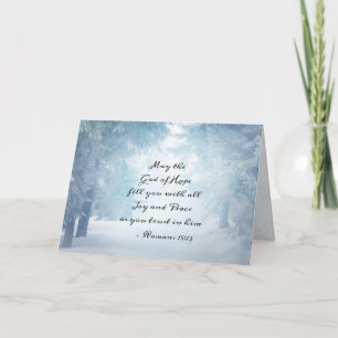 Carte Romains 15:13 Le Dieu de l'Espoir