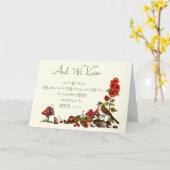 Carte Romains 8:28 : Penser à vous : Nature, Oiseau, sou (Fleur jaune)