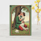 Carte Romance Baiser Volé (Fleur jaune)