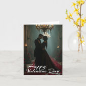 Carte Romance dans la salle Rose pour la Saint Valentin (Fleur jaune)