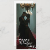 Carte Romance dans la salle Rose pour la Saint Valentin (Devant / Derrière)