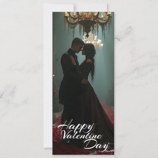 Carte Romance dans la salle Rose pour la Saint Valentin (Devant)