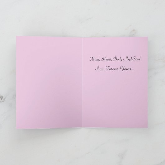 Carte Romance Éternelle (Intérieur)