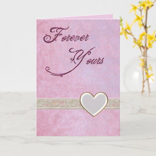 Carte Romance Éternelle (Fleur jaune)