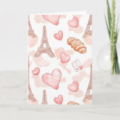 Carte Romance Parisienne de la Saint-Valentin (Devant)