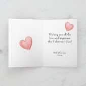 Carte Romance Parisienne de la Saint-Valentin (Intérieur)