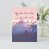 Carte Romans 5:2 KJV Bible Verse Pic Flat Salutation (Debout devant)