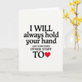 Carte Romantic Always Hold Your Hand Card (Fleur jaune)