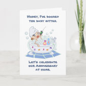 Carte Romantic Anniversary Card (Devant)