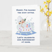 Carte Romantic Anniversary Card (Fleur jaune)