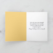 Carte Romantic Birthday Pineapple With a Glowing Heart (Intérieur)