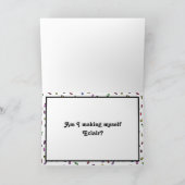 Carte Romantic Flirty Chocolat Éclair Pun alimentaire (Intérieur)