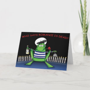 Carte Romantic Frog