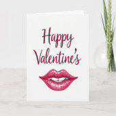 Carte Romantic Fuchsia Lips Card (Devant)