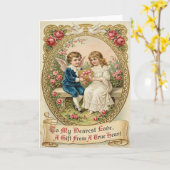 Carte Romantic Garden Card (Fleur jaune)