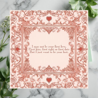 Carte Romantic Love Quote Rustic Distressed Shabby Chic 