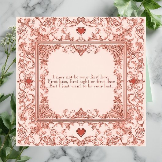 Carte Romantic Love Quote Rustic Distressed Shabby Chic