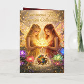 Carte Romantic Love Red Rose Fairy for Her (Dos)