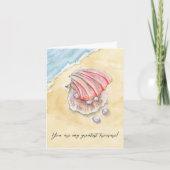 Carte Romantic Pearls in Clam Valentines Day (Devant)