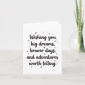 Carte Romantic Wedding Quote Newlywed Bride Groom (Devant)