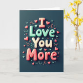 Carte romantique 3D « Je t'aime » (Fleur jaune)