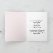Carte Romantique – Amour de Coeur (Intérieur)