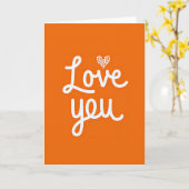 Carte Romantique Amour Vous Points (Fleur jaune)