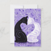 Carte Romantique Anniversaire Belle Couple Amour (Dos)