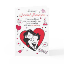 Romantique Anniversaire Love Heart Card pour parte
