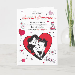 Carte Romantique Anniversaire Love Heart Card pour parte