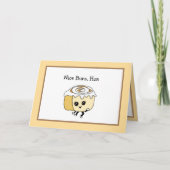 Carte romantique avec un jeu de mots sur la nourri (Devant)