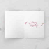 Carte romantique birthday roses on (Intérieur)
