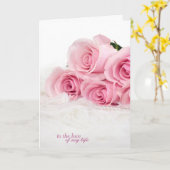 Carte romantique birthday roses on (Fleur jaune)