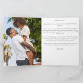 Carte Romantique Black 5 Photo Je t'aime Saint Valentin (Intérieur)