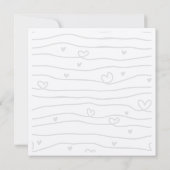 Carte Romantique « C'est vrai je t'aime » Script Moderne (Dos)