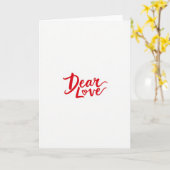 Carte romantique de déclaration d'amour (Fleur jaune)