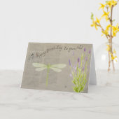 Carte romantique de joyeux anniversaire (Fleur jaune)